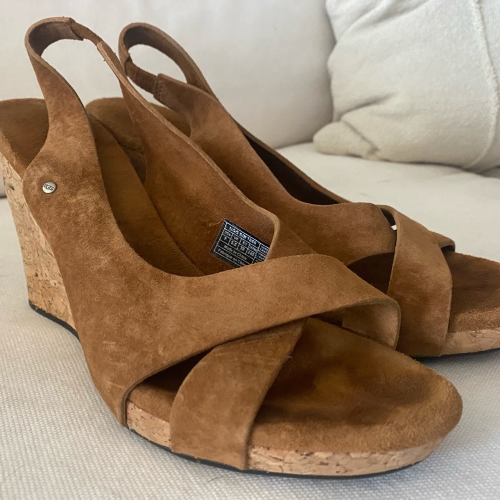 womens ugg wedge sandals
